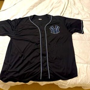 Mens Yankees 4XL Jersey Black